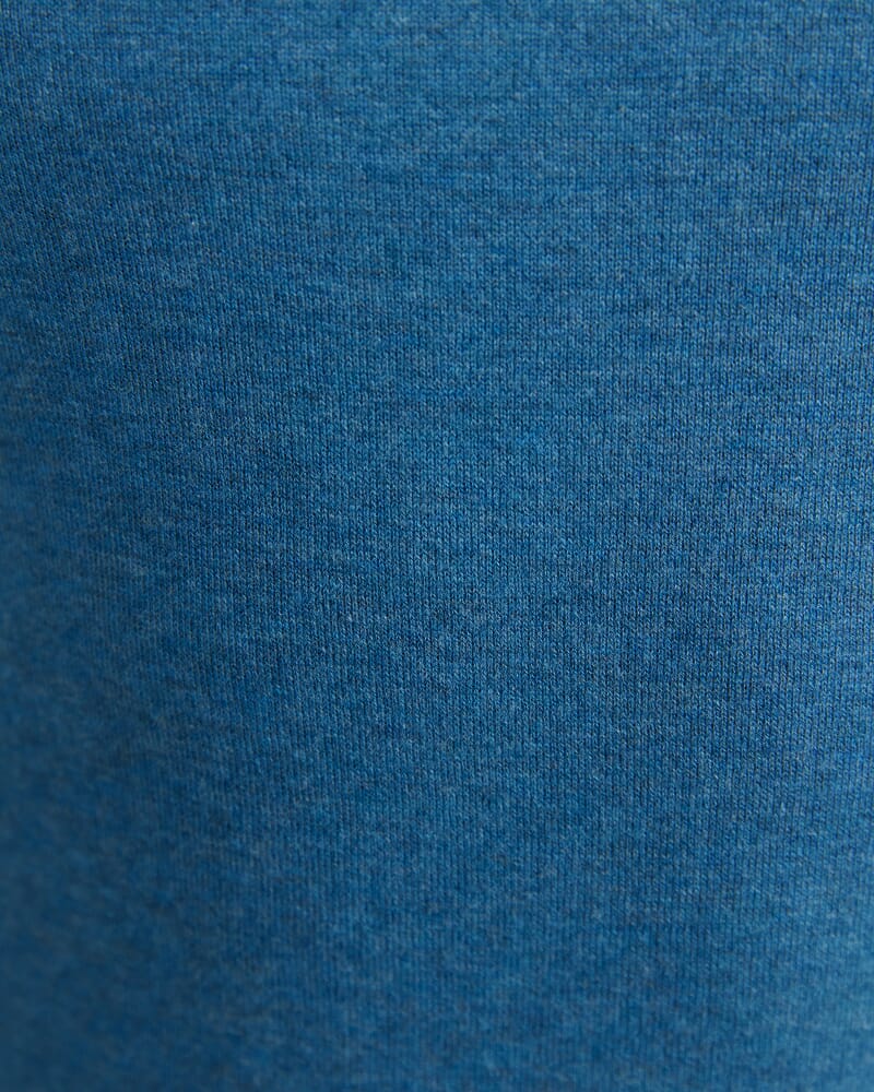 Miramar Cotton Wool Knit Polo in BLUE