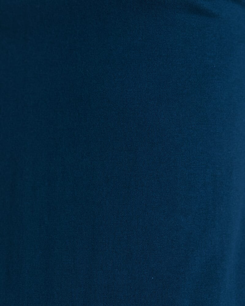 Miramar Cotton Wool Knit Polo in DEEP BLUE