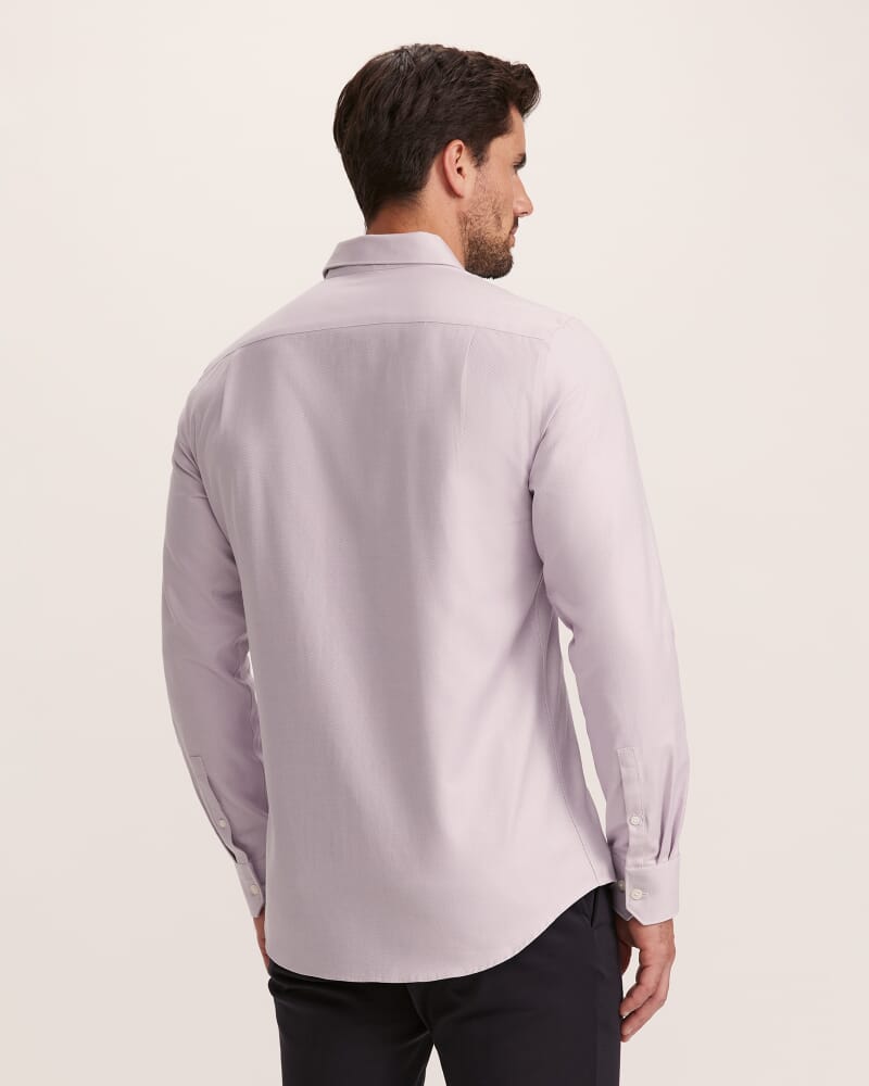 Munroe Easy Care Twill Shirt in LAVENDER