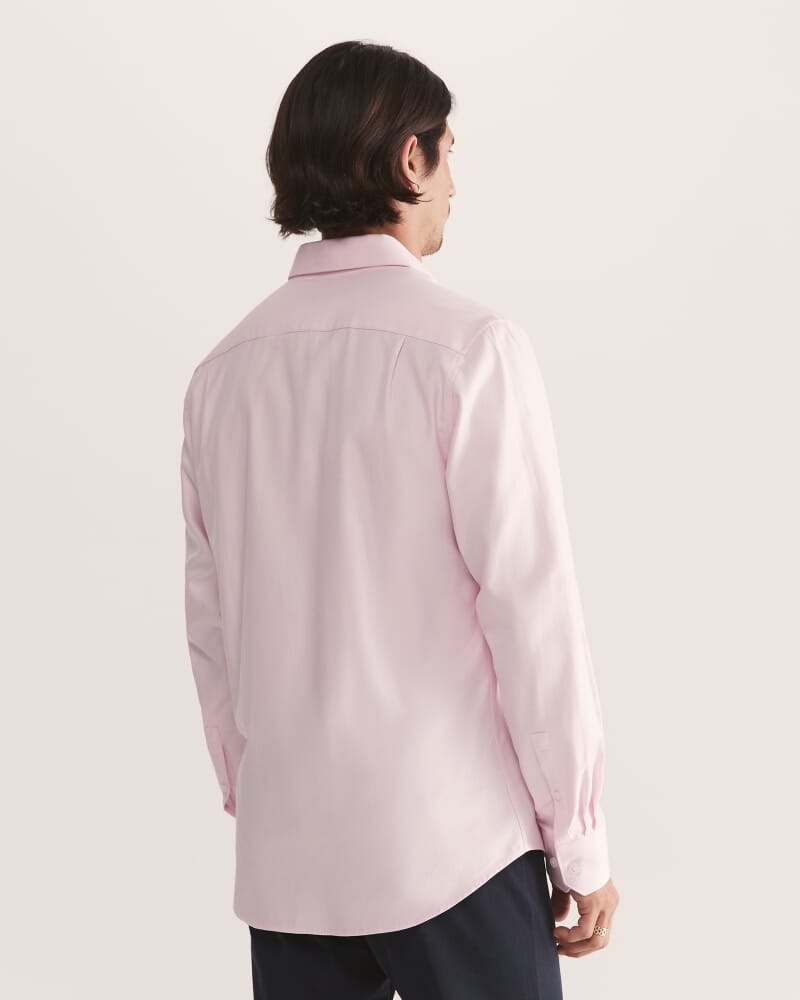 Munroe Easy Care Twill Shirt in PINK