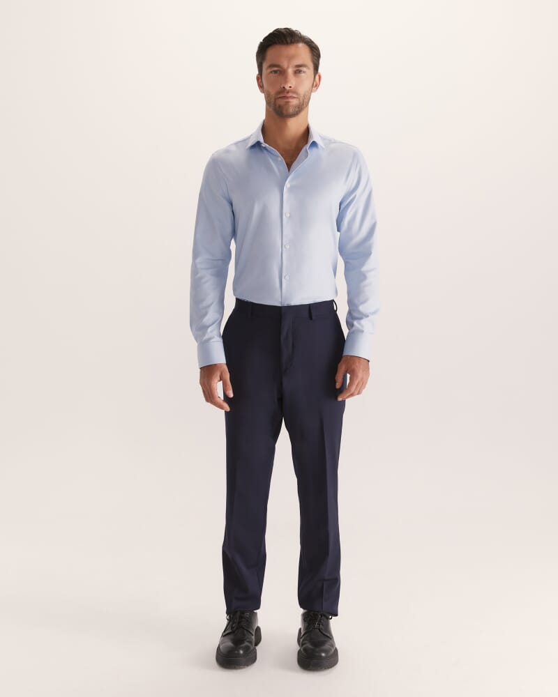 Munroe Easy Care Twill Shirt in SKY