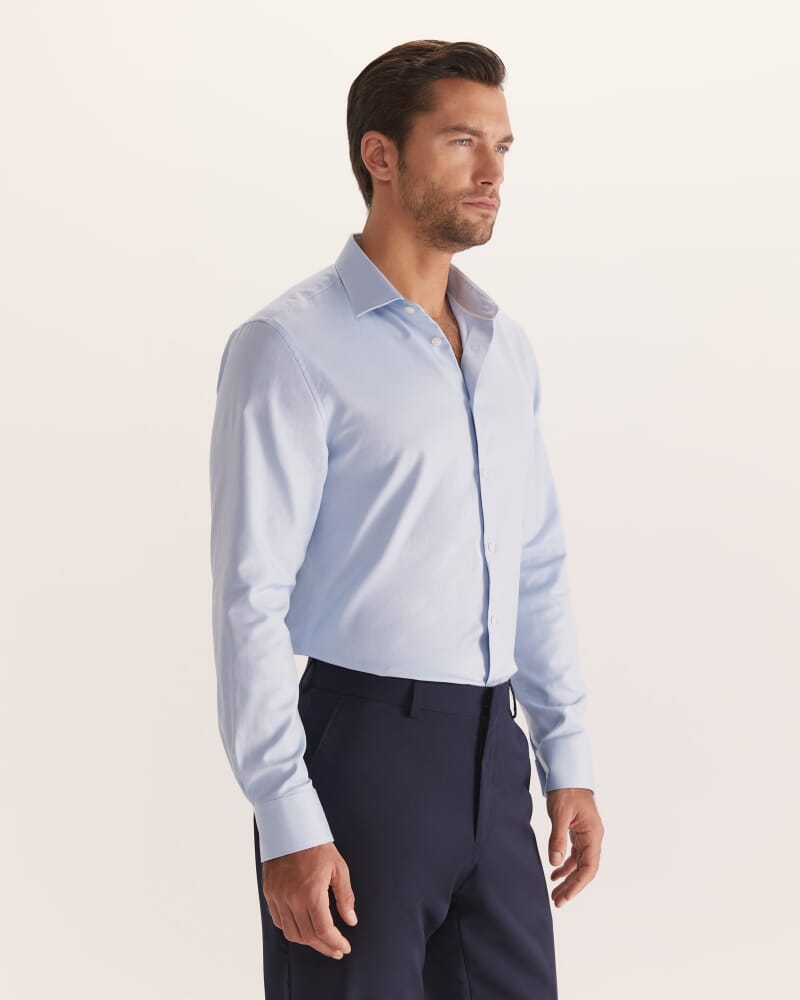 Munroe Easy Care Twill Shirt in SKY
