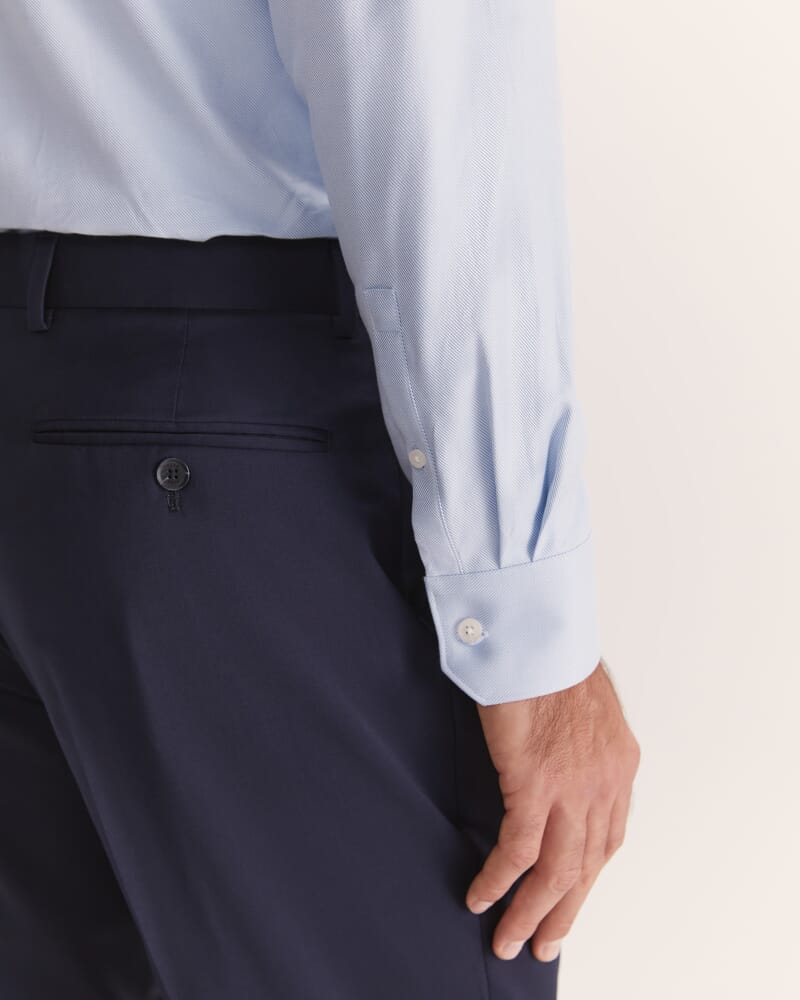 Munroe Easy Care Twill Shirt in SKY