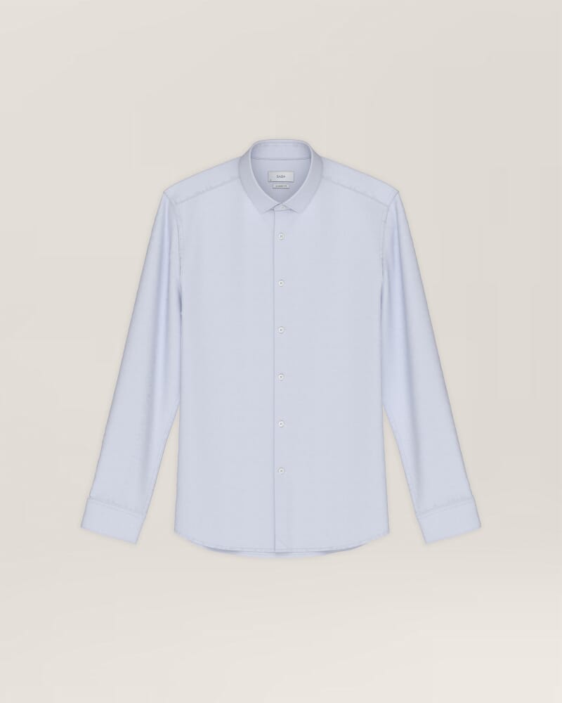 Munroe Easy Care Twill Shirt in SKY