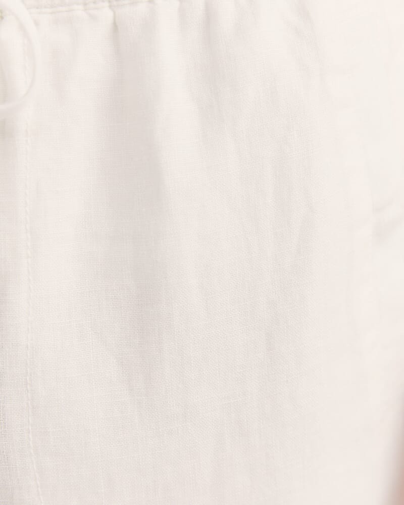 Kent Linen Pant in WHITE