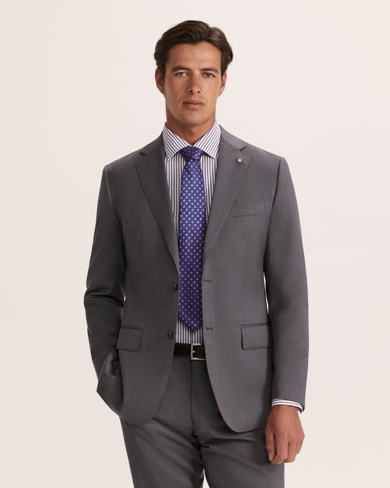 Sorkin Wool Suit Jacket in GREY