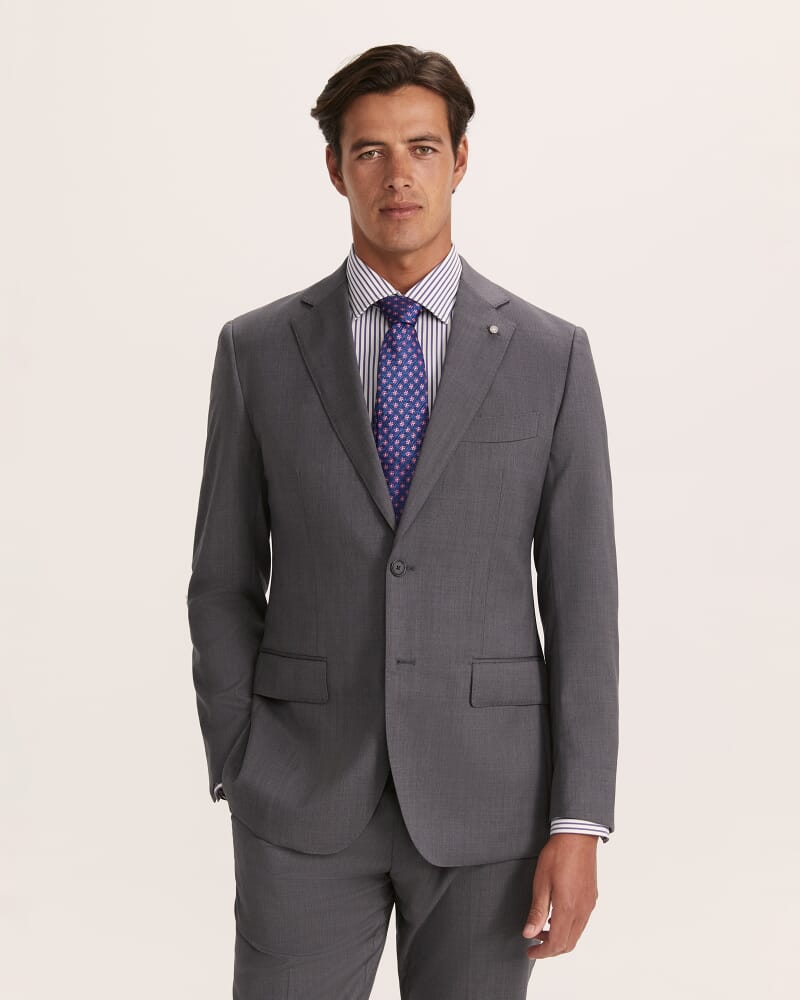 Sorkin Wool Suit Jacket in GREY