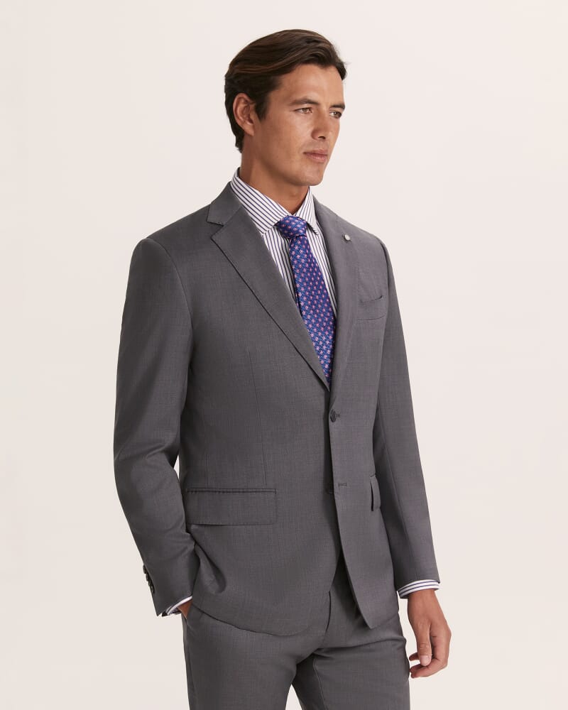 Sorkin Wool Suit Jacket in GREY