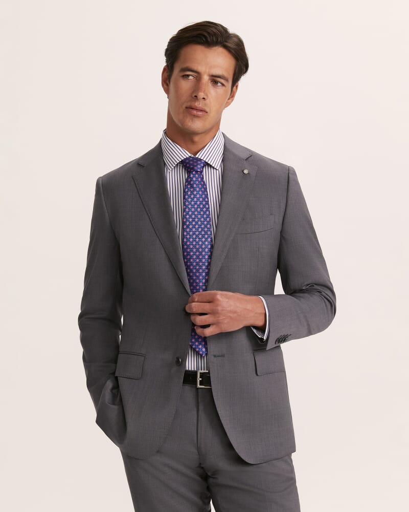Sorkin Wool Suit Jacket in GREY