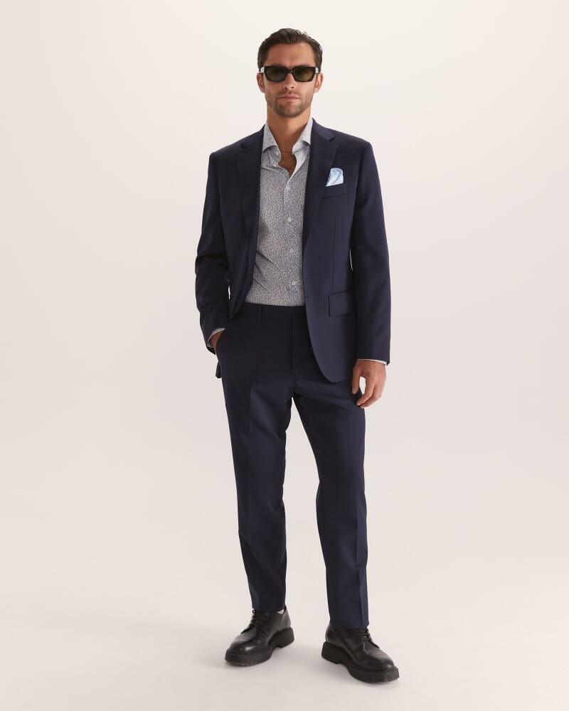 Sorkin Wool Suit Jacket in NAVY