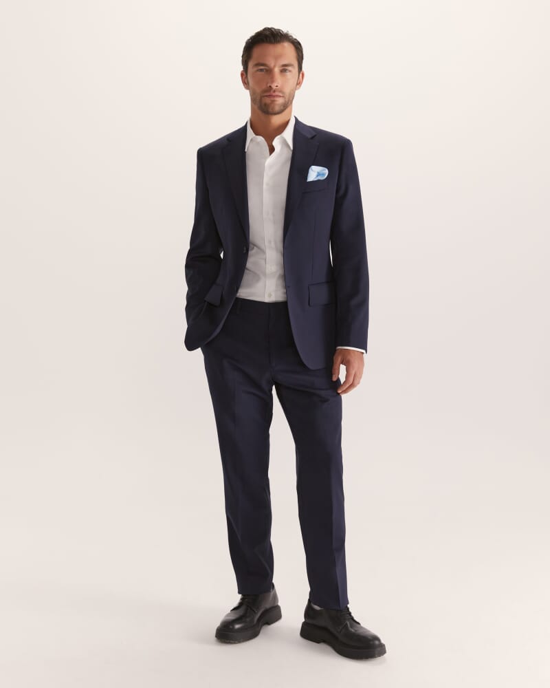 Sorkin Wool Suit Pant in NAVY