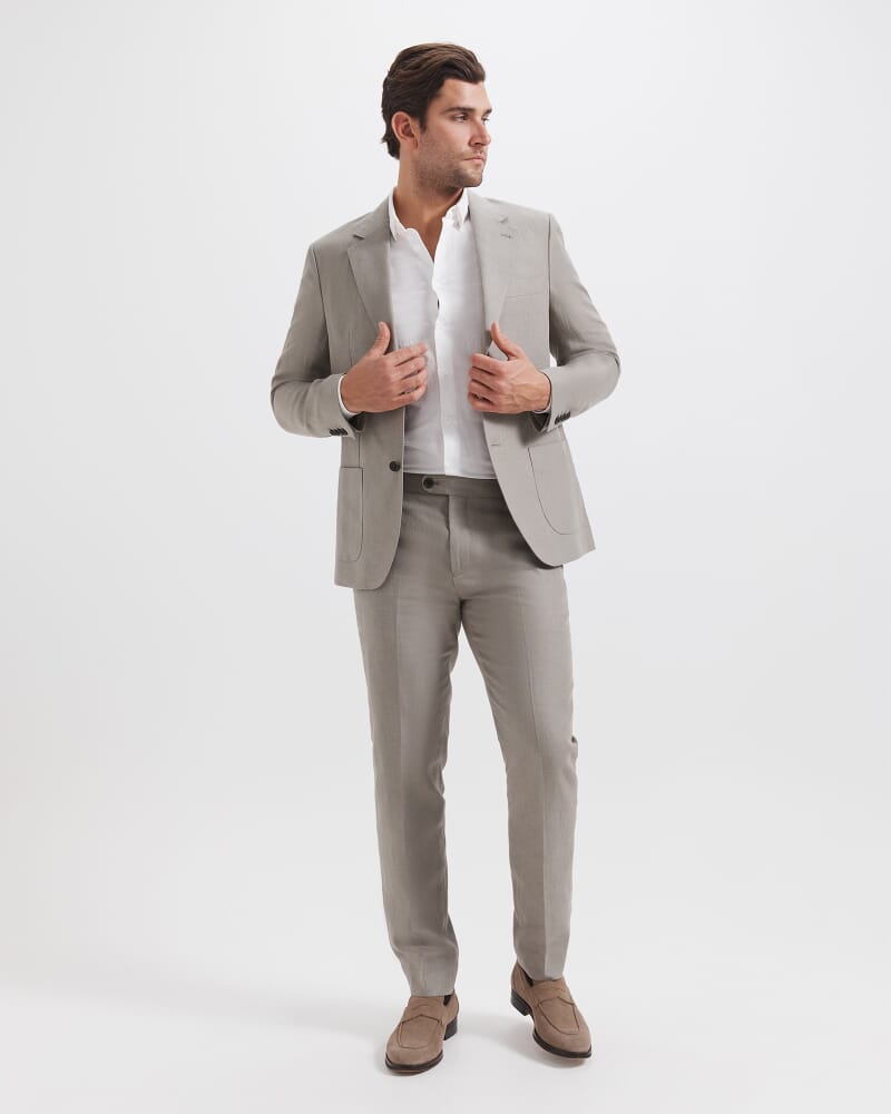 Lucian Suit Pant in KHAKI