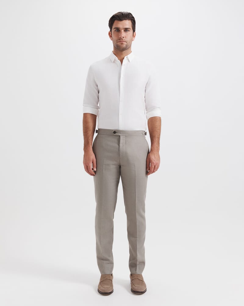 Lucian Suit Pant in KHAKI