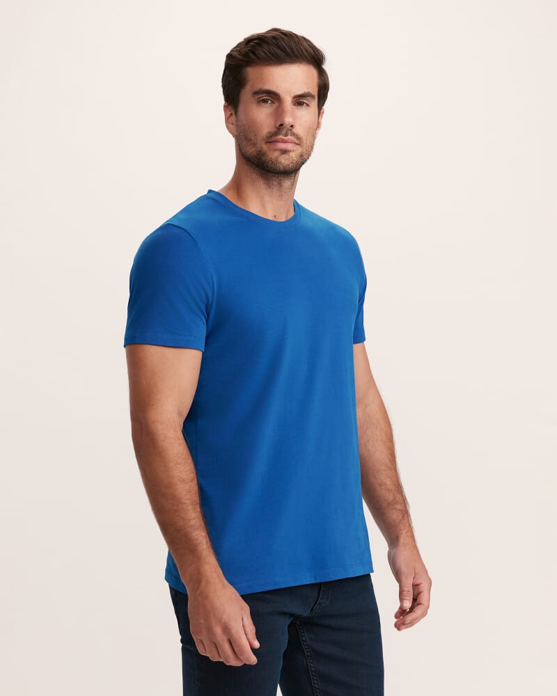 Super Soft Tee in BRIGHT BLUE