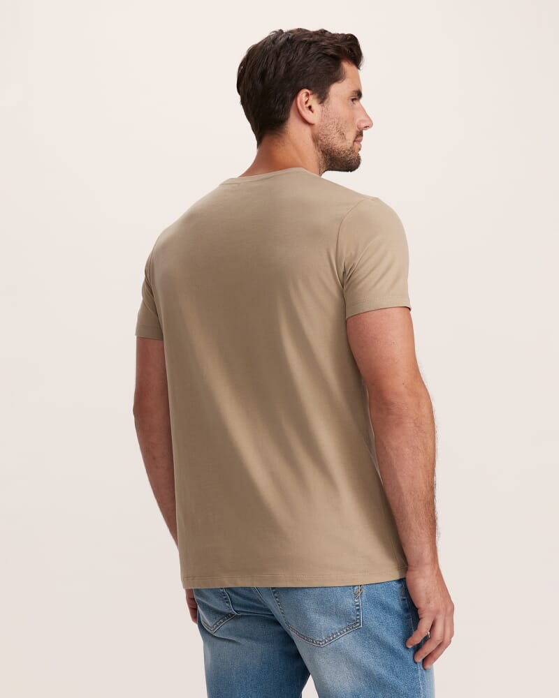 Super Soft Tee in LIGHT KHAKI