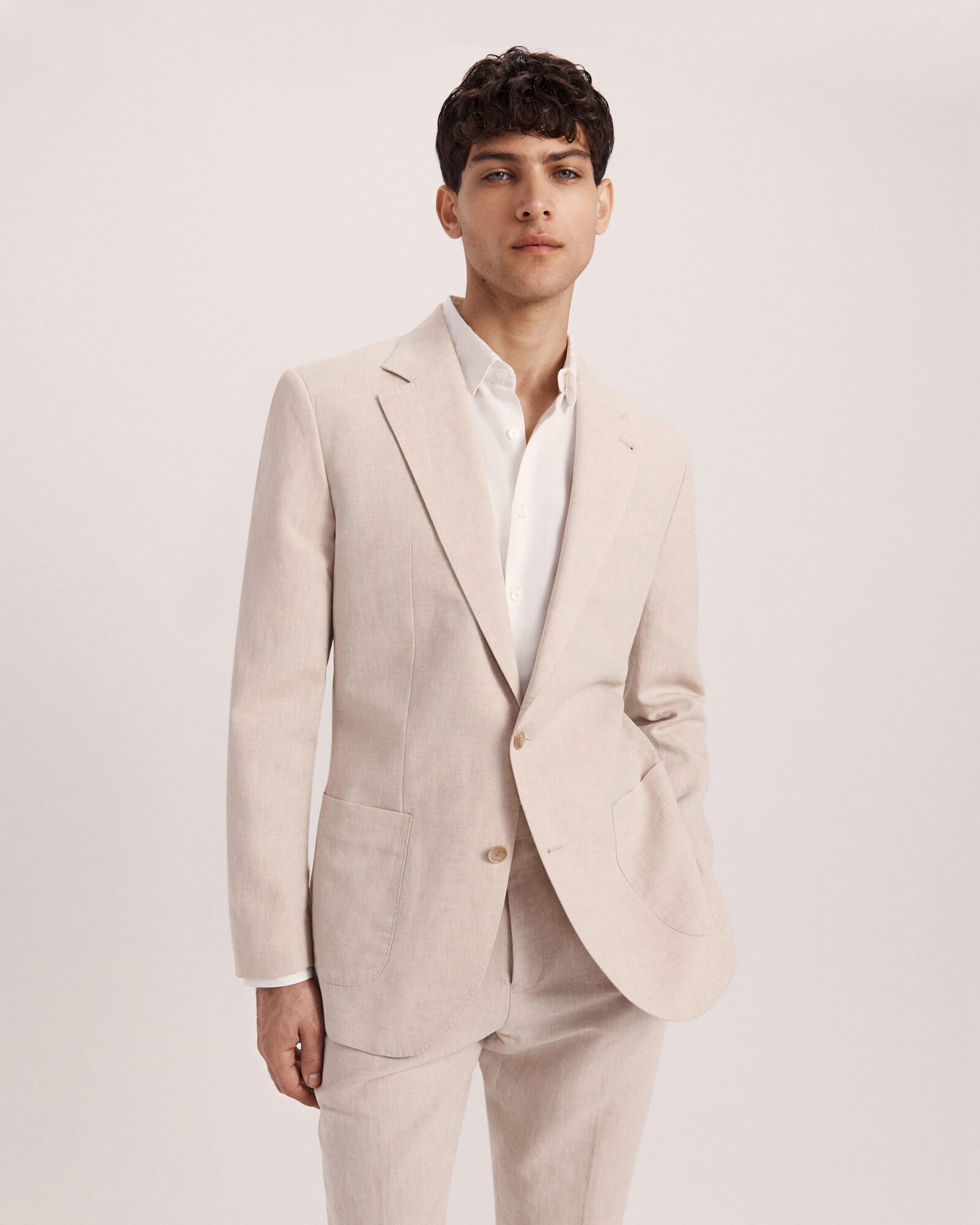 Elias Cotton Linen Suit Jacket