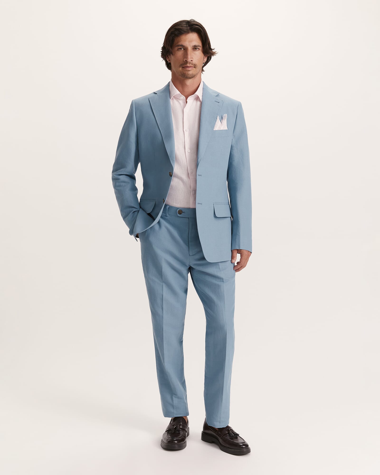 Bartel Cotton Linen Classic Suit Jacket