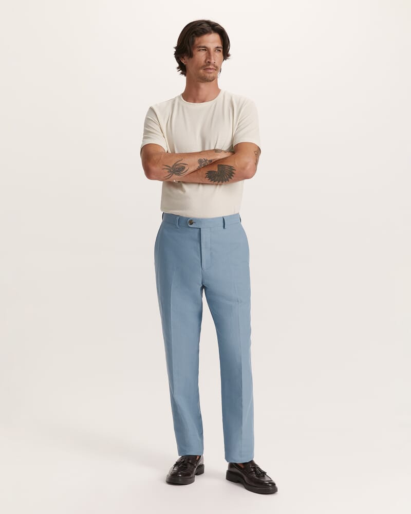 Bartel Classic Suit Pant in DUSK BLUE