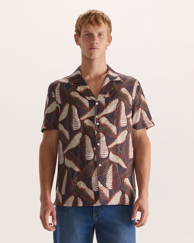 Cohen Short Sleeve Resort Print Shirt in MULTI