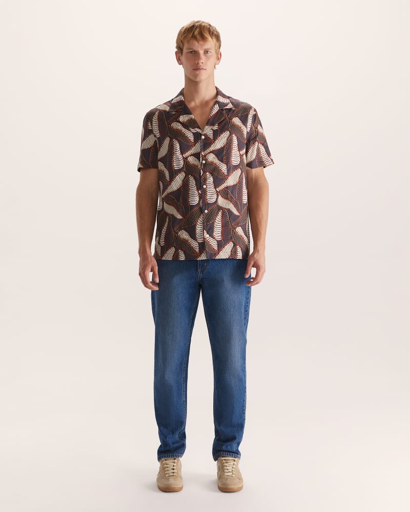 Cohen Short Sleeve Resort Print Shirt in MULTI
