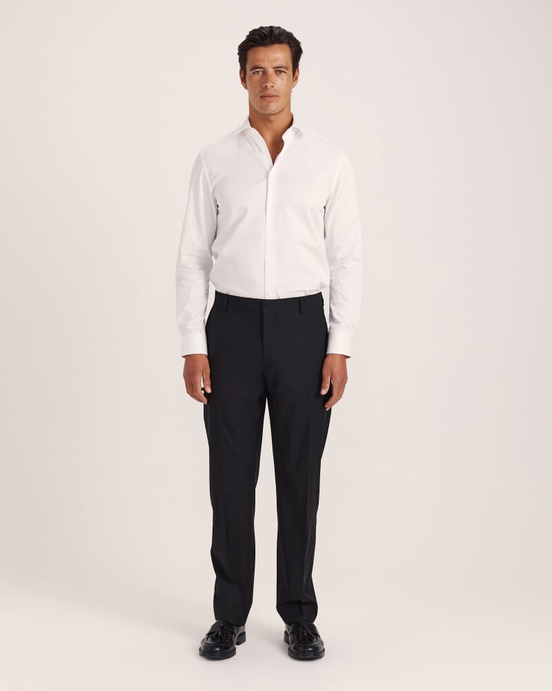 Fallon Twill Shirt in WHITE
