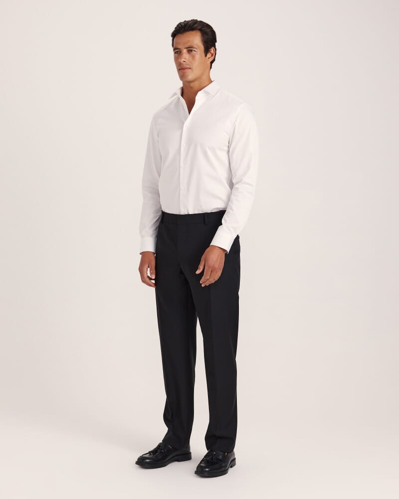 Fallon Twill Shirt in WHITE