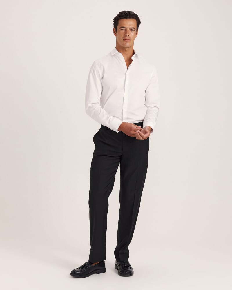 Fallon Twill Shirt in WHITE