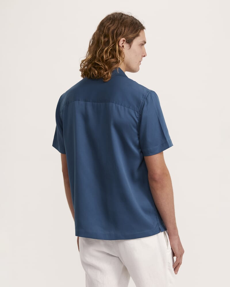 Rock Resort Short Sleeve Shirt in STEEL