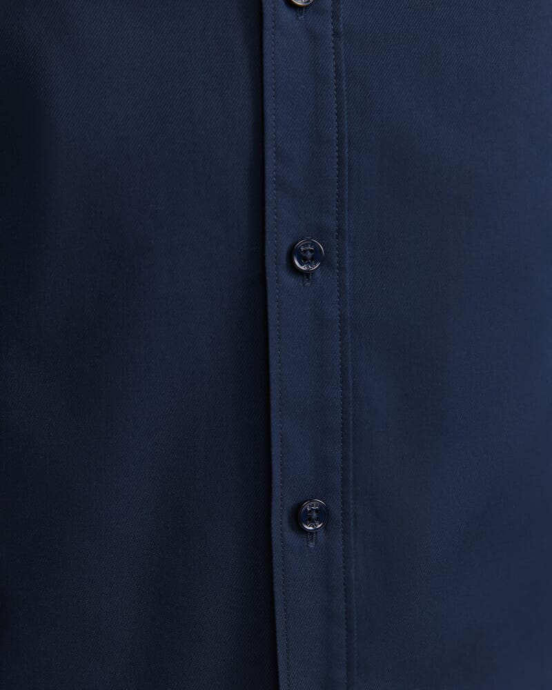 Harry Egyptian Cotton Shirt in NAVY