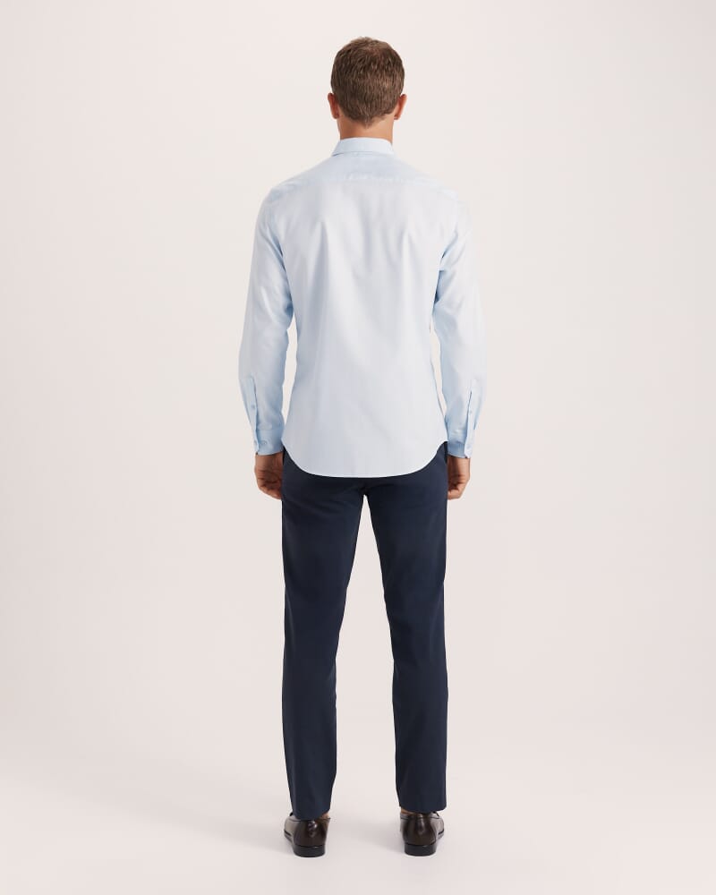 Harry Egyptian Cotton Shirt in PALE BLUE