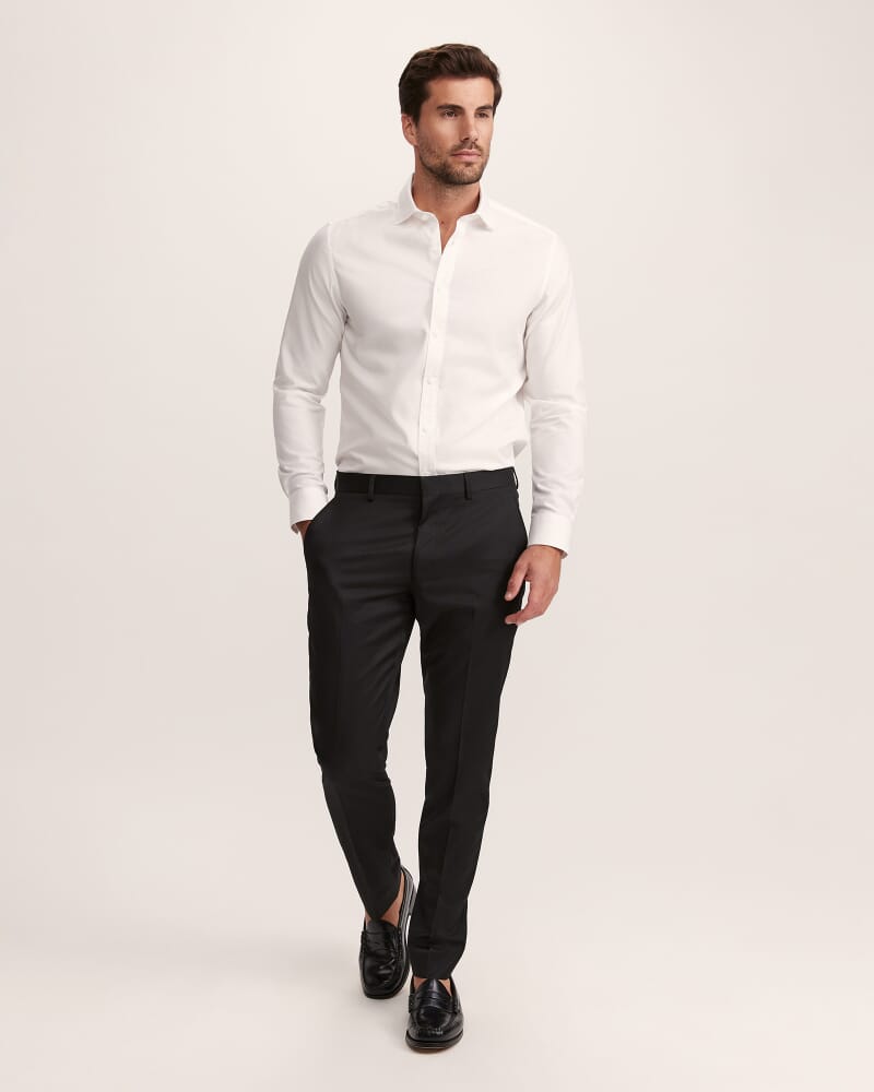 Harry Egyptian Cotton Shirt in WHITE