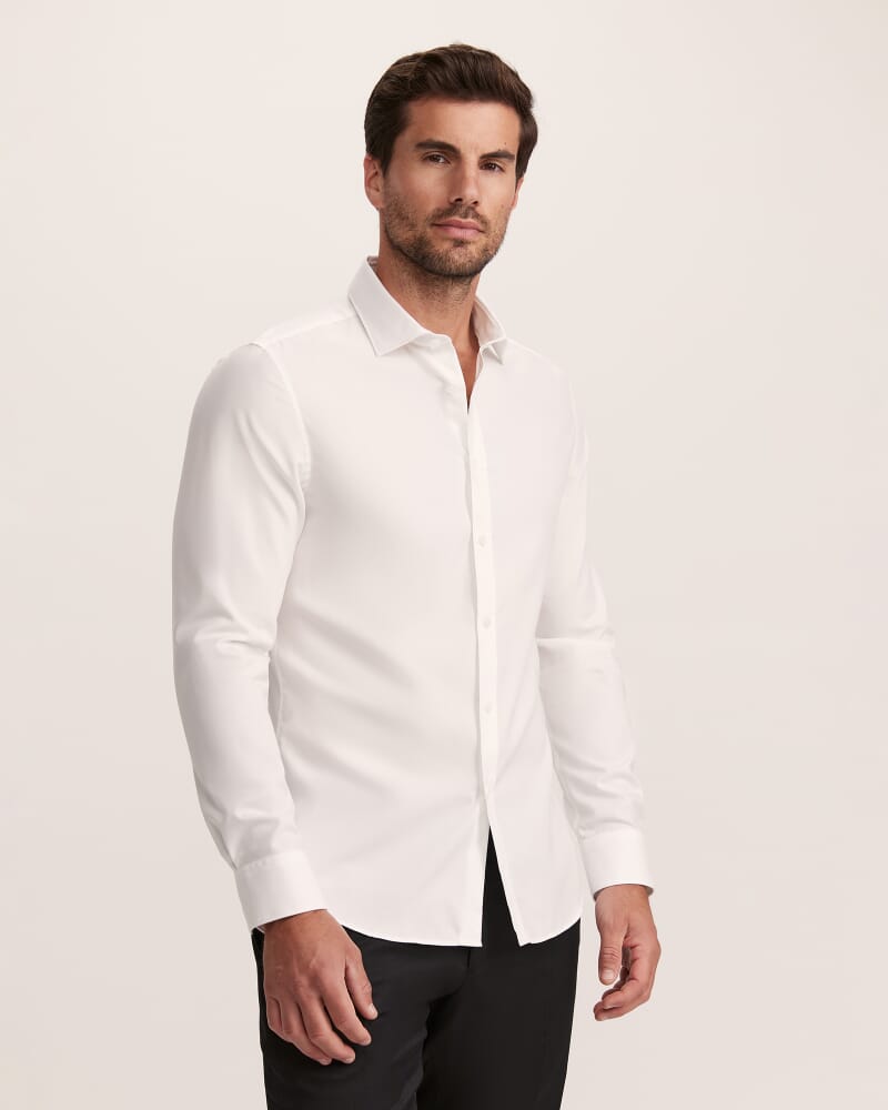 Harry Egyptian Cotton Shirt in WHITE