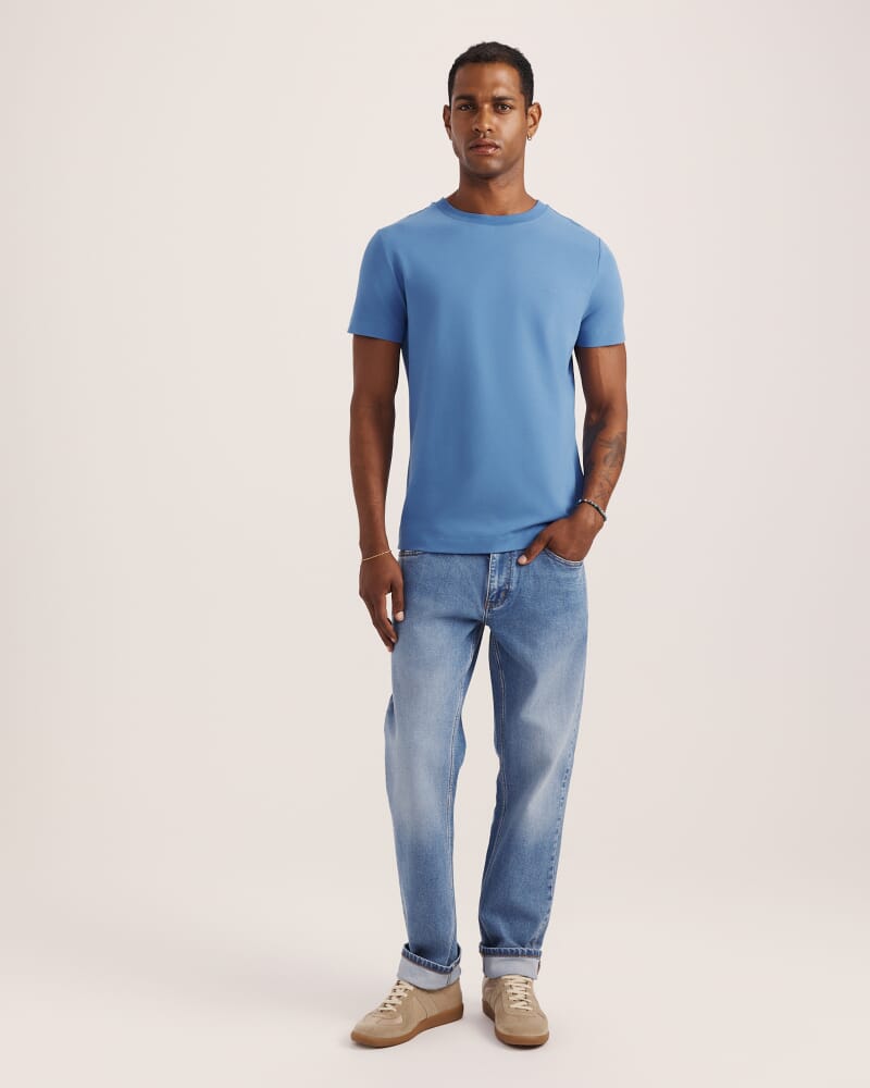 Oscar Stretch Tee in ROYAL BLUE