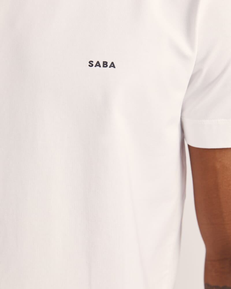 Oscar Stretch Tee in WHITE
