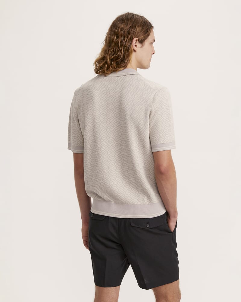 Monte Geo Cotton Button Thru in TAUPE/NATURAL