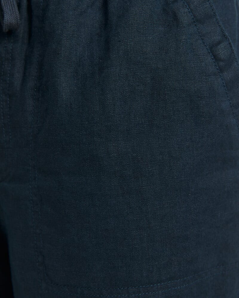 Kent Linen Pant in CARBON