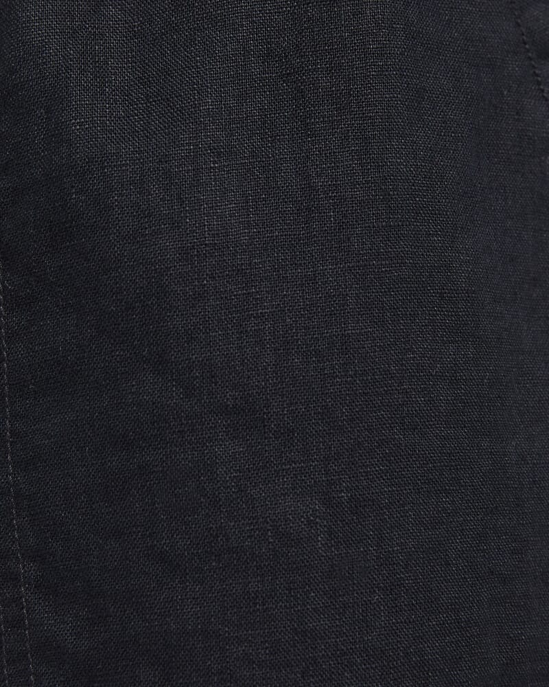 Kent Linen Short in BLACK