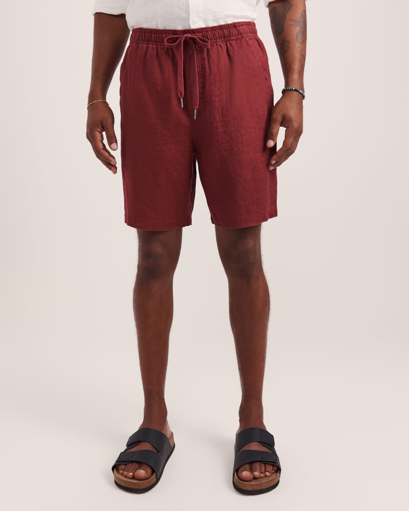 Kent Linen Short in SANGRIA