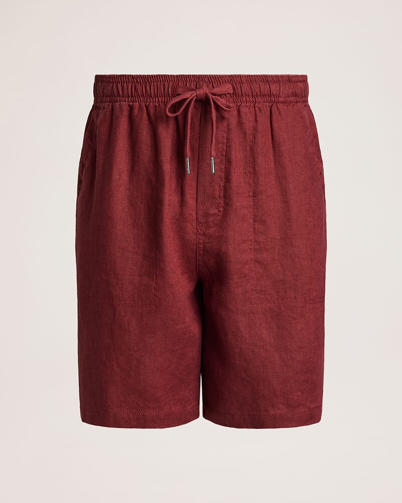 Kent Linen Short in SANGRIA