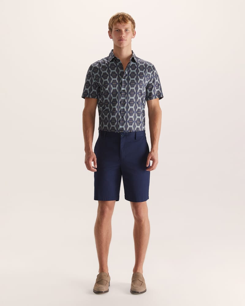 Noland Cotton Stretch Short in INK