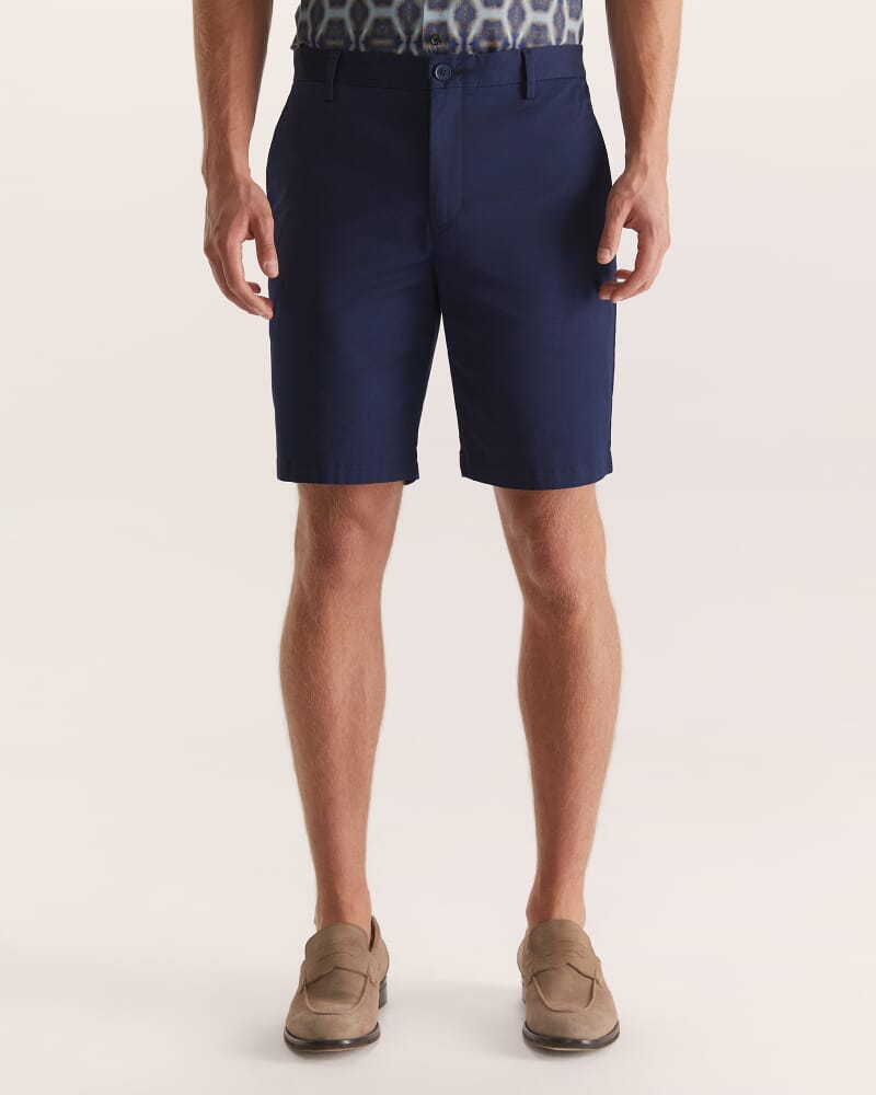Noland Cotton Stretch Short in INK