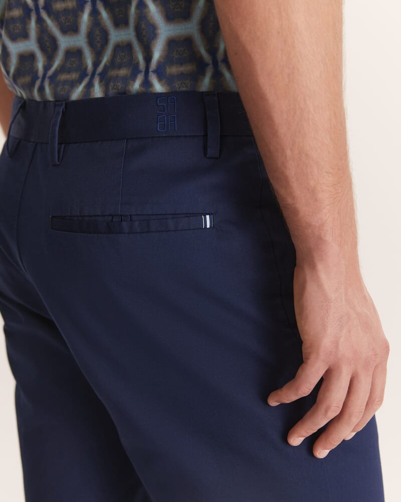 Noland Cotton Stretch Short in INK