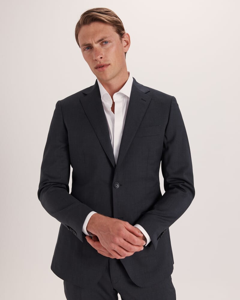 Sorkin Italian Wool Suit Jacket in CHARCOAL