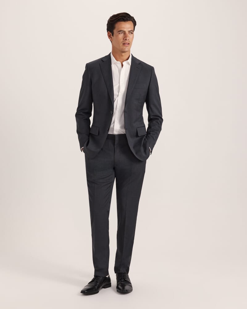 Sorkin Italian Wool Suit Jacket in CHARCOAL