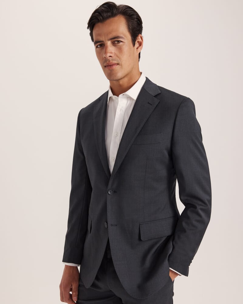 Sorkin Italian Wool Suit Jacket in CHARCOAL