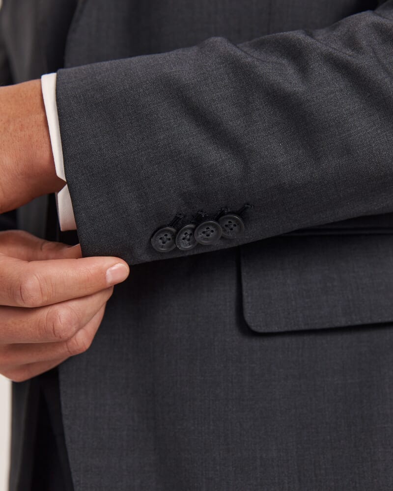 Sorkin Italian Wool Suit Jacket in CHARCOAL