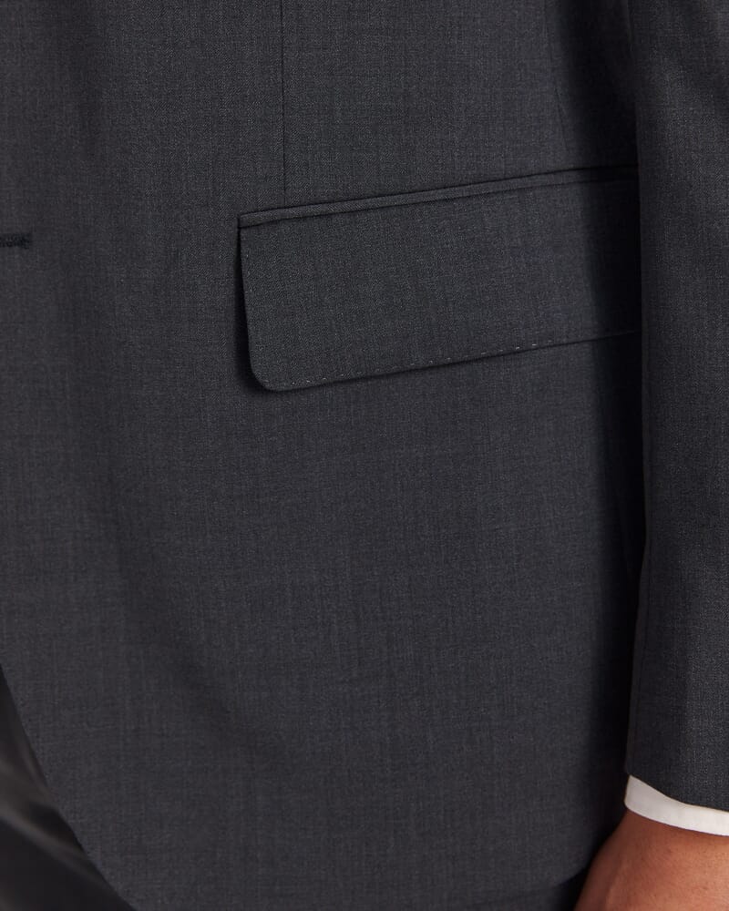 Sorkin Italian Wool Suit Jacket in CHARCOAL