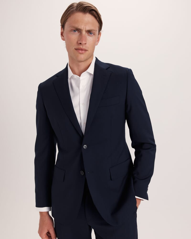 Sorkin Italian Wool Suit Jacket in NAVY