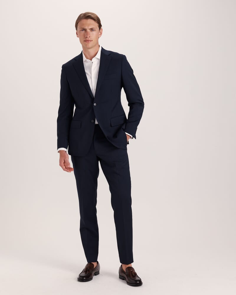 Sorkin Italian Wool Suit Jacket in NAVY