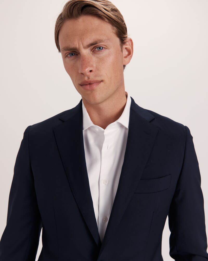 Sorkin Italian Wool Suit Jacket in NAVY